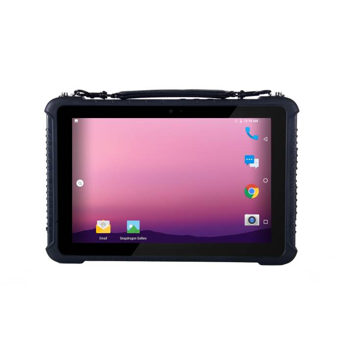 Tablette Android 10 écran 10,1" lecteur empreinte digitale et code barre 1D/2D