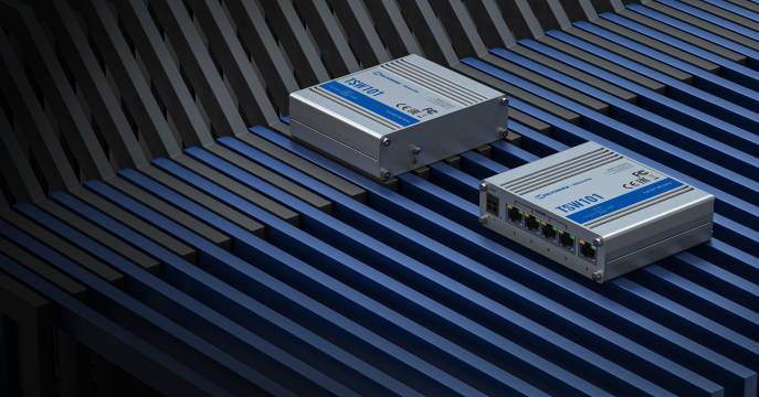 Switch industriel certifié E-Mark TSW101 de notre partenaire Teltonika