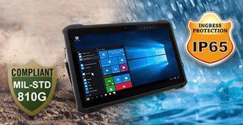 Certification MIL-STD-810 et indice de protection IP65 tablette durcie M116 de chez Winmate