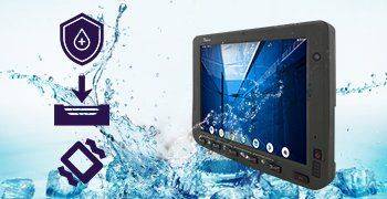 Robustesse, haute luminosité, IP 65pour la tablette durcie FM10Q