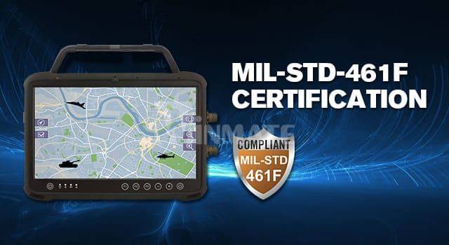 Tablette militaire M133KML Winmate certifiée MIL-STD-810G et MIL-STD-461F